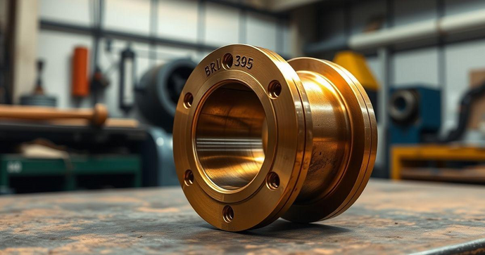 Bucha flangeada bronze: vantagens e usos industriais