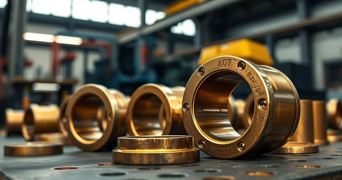 Buchas de Bronze Centrifugado para Sustentação e Durabilidade