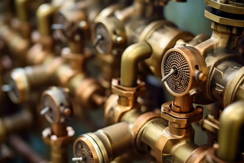 Fluxo controlado com bica de cobre premium